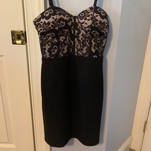 Lace Top Bodycon Dress